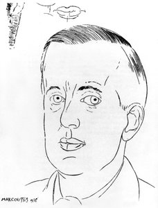 Paul Eluard，1936年 作者 路易·马可西西斯（Louis Marcoussis）